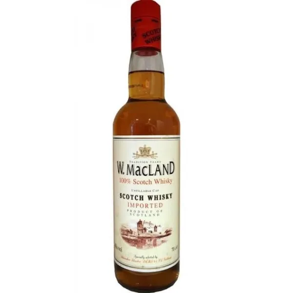 b. Whisky Escocés  W. MACLAND Blended