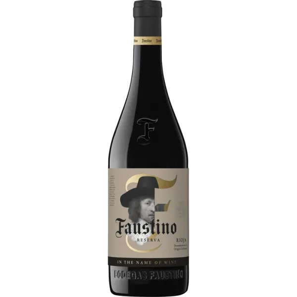 b. Vino Rioja FAUSTINO tinto - Reserva