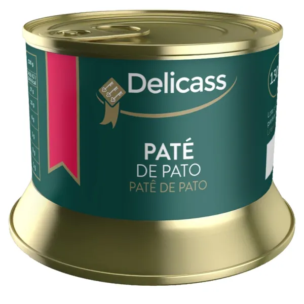 Lata Paté de Pato DELICASS - 130 g.