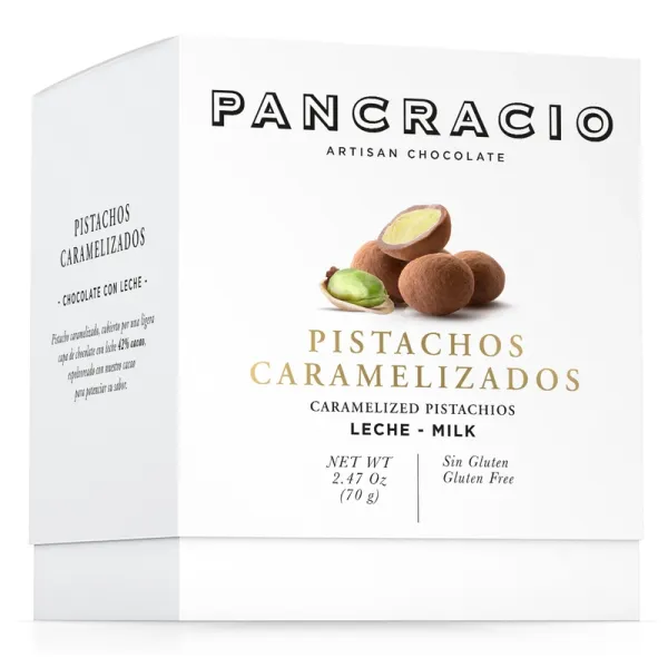 1 Estuche pistachos Caramelizados PANCRACIO - 70 g.