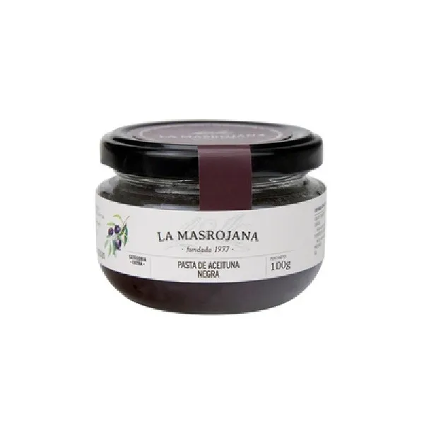 Frasco Paté de Aceituna Negra LA MASROJANA - 100 g.