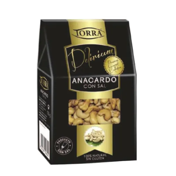 Estuche Anacardo Tostado y Salado TORRA - 125 g.