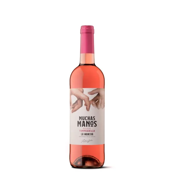 b. Vino Rosado D.O. La Mancha MUCHAS MANOS