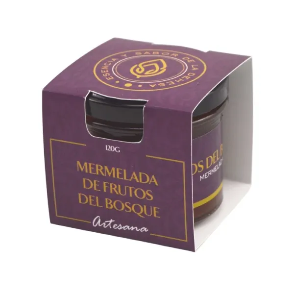 Frasco Mermelada de Frutos del Bosque ESENCIA Y SABOR - 120 g.