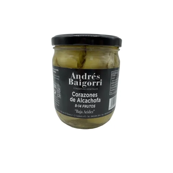 Frasco corazones de Alcachofas BAIGORRI - 460 ml.