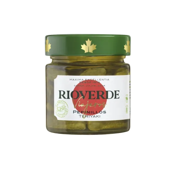 Frasco Pepinillos con salsa Teriyaki - RIOVERDE - 245 g.