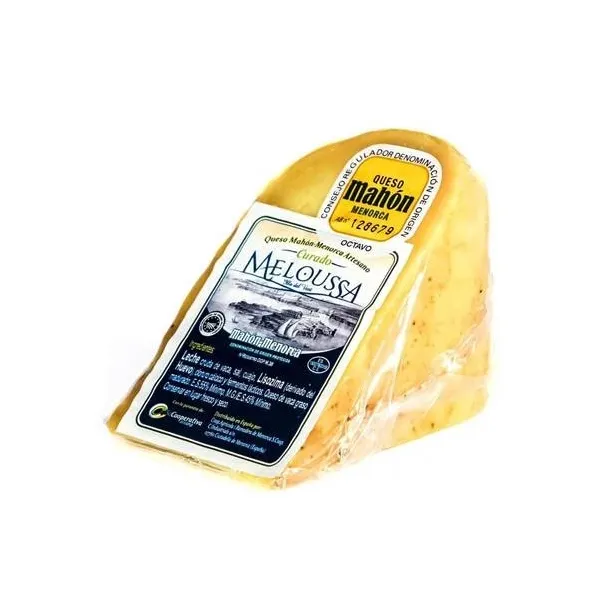 Queso Curado DOP Mahón MELOUSSA - Peso aprox. 525 g.