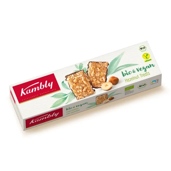 Galletas KAMBLY Crujiente de Avellana y Chocolate - 80 g.