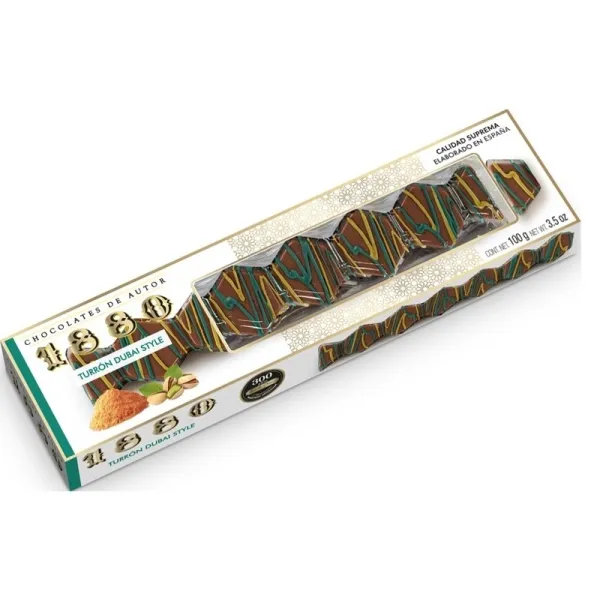 Estuche Turrón 1880 Dubái Style - 100 g.