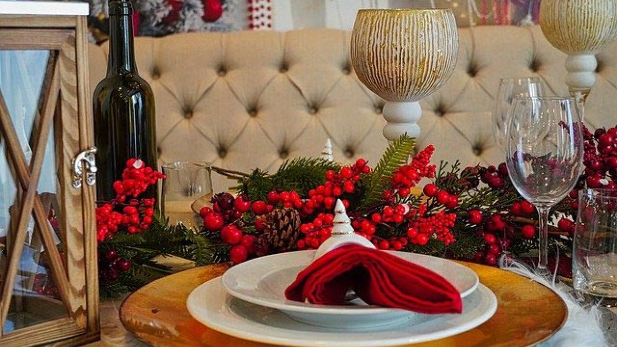 normas de etiqueta en la mesa de navidad