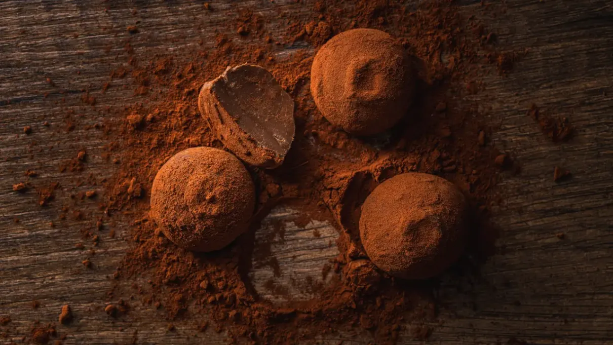 receta de trufas de chocolate