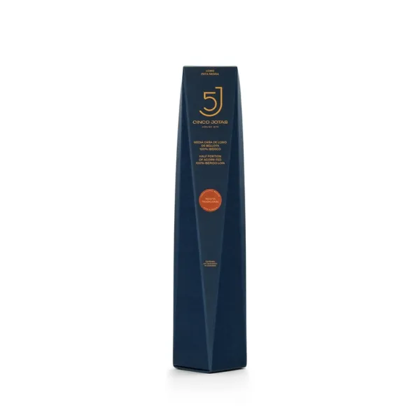 Pieza Media Caña de Lomo CINCO JOTAS - 100 % Ibérico de Bellota - Peso aprox. 500 g.