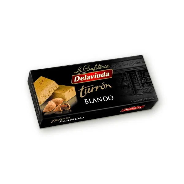 Estuche Turrón Blando de Almendra DELAVIUDA Calidad Suprema - 150 g.