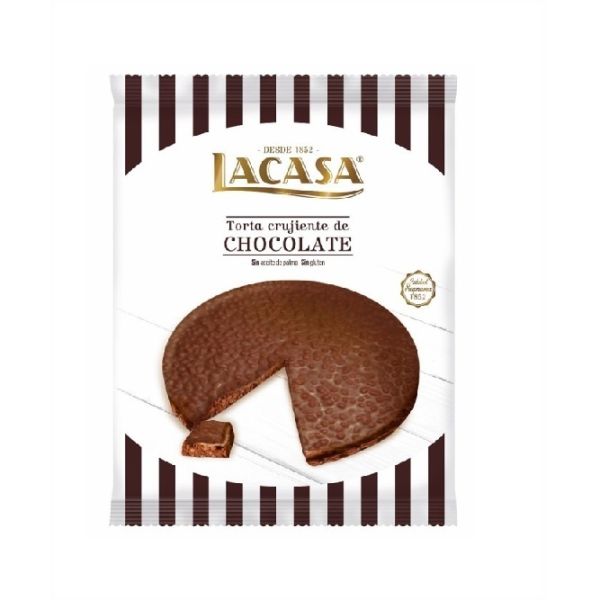 Torta de Chocolate Crujiente LACASA - 150 g.