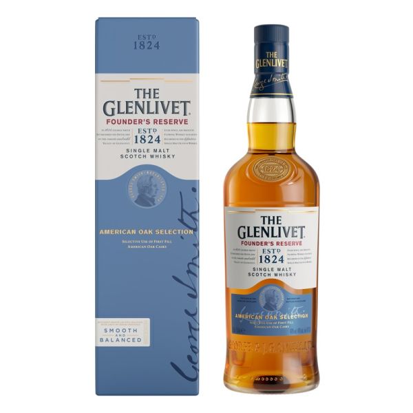 b. Whisky Escocés de Malta GLENLIVET - The Founder's Reserve