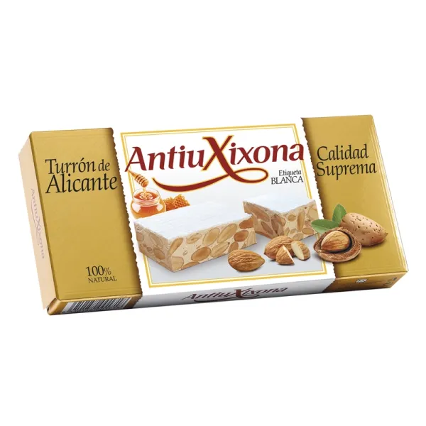 Estuche Turrón Alicante ANTIU XIXONA Calidad Suprema - 150 g.
