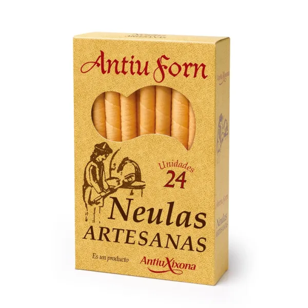 Estuche Barquillos Artesanos ANTIU FORN de ANTIU XIXONA - 24 unidades
