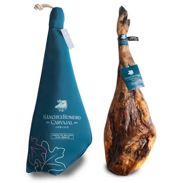 Jamón Ibérico de Bellota 100% Pureza de Raza SÁNCHEZ ROMERO CARVAJAL - Peso aprox. 6,5 Kg.