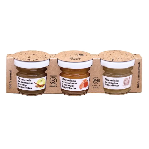 Pack 3 Mermeladas ES IMPERFECT - Maridaje queso y foie