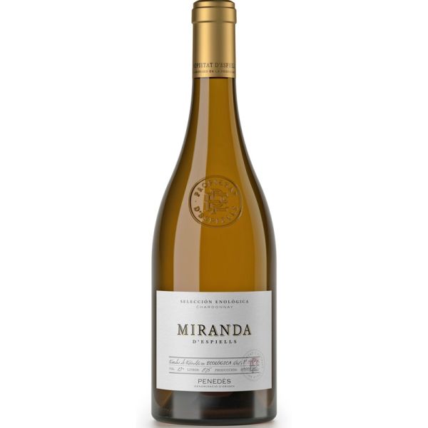 b. Vino blanco JUVÉ & CAMPS Miranda d'Espiells Chardonnay - Ecológico