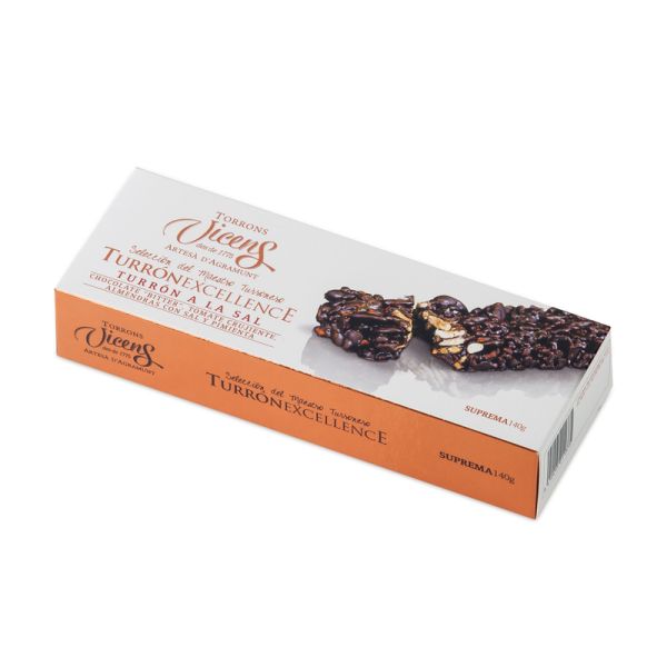 Turrón Chocolate a la Sal VICENS EXCELLENCE - 140 g