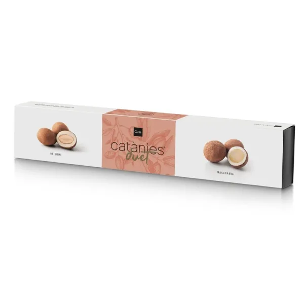 Estuche CUDIÉ Duet - Catanias de Almendra y de Nueces de Macadamia - 250 g.