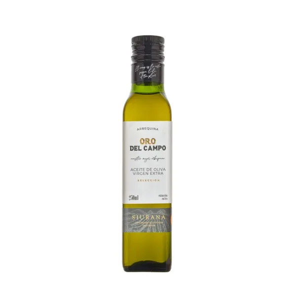 b. Aceite de Oliva Arbequina Virgen Extra ORO DEL CAMPO - 250 ml.