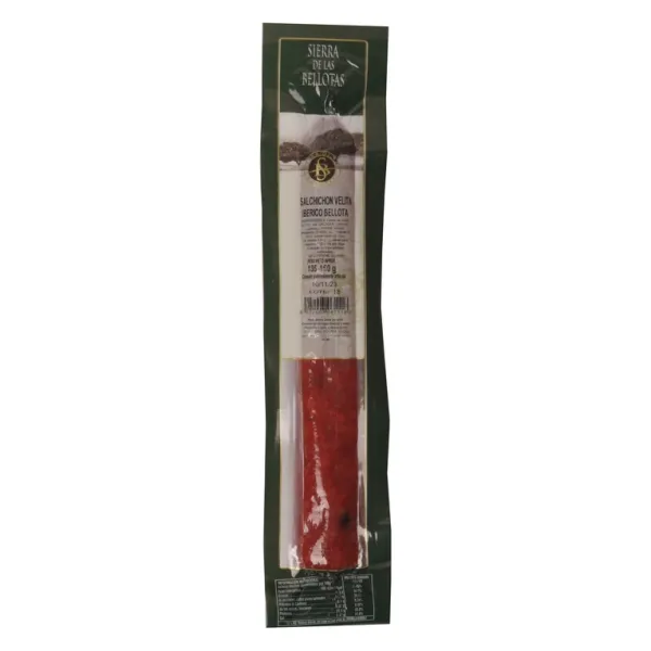 Pieza Salchichón Ibérico Bellota SIERRA DE LAS BELLOTAS - Peso aprox. 150 g.