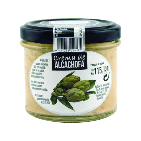 Frasco Crema de Alcachofa ALTA COCINA - 115 g.