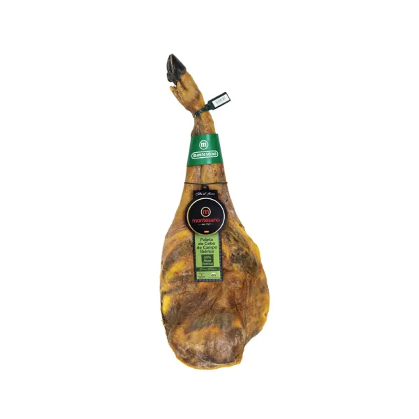 Paleta Ibérica de Cebo Campo MONTESANO - Peso aprox. 4,5 Kg.