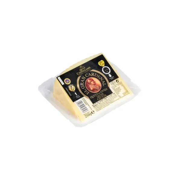 Cuña Queso Curado Leche Cruda de Oveja EL GRAN CARDENAL - 250 g.