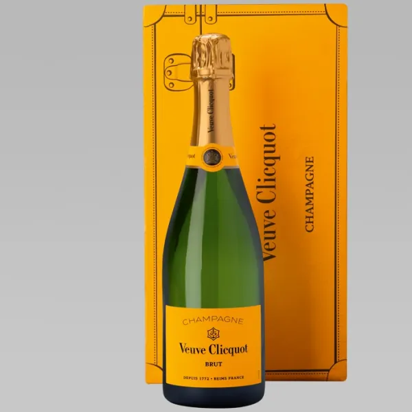 CHAMPAGNE VEUVE CLICQUOT YELLOW LABEL C/EST. - 6 B